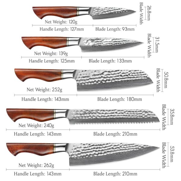 Chef Knives Set-01 - Image 3